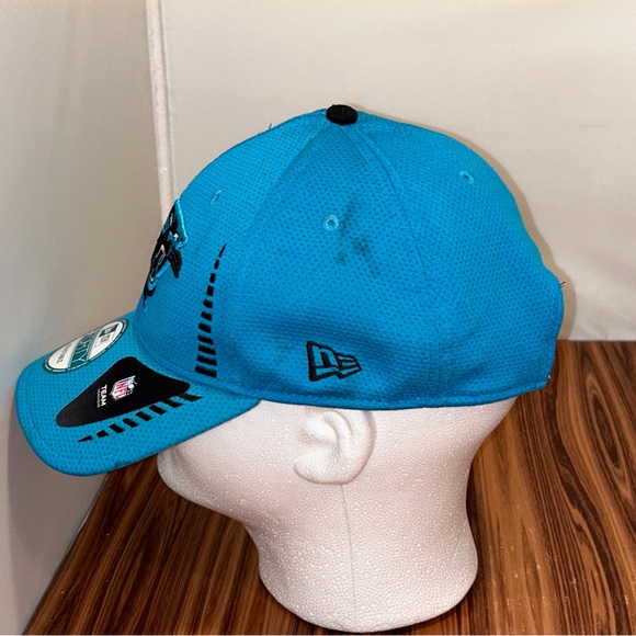 CAROLINA PANTHERS New Era 9Forty 2-Tone Blue & Black Strapback NFL Hat - Picture 4 of 6